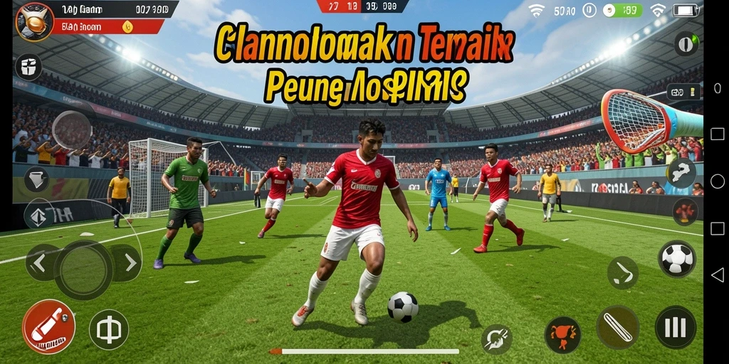 Tampilan gameplay menarik dari game olahraga 55RP.