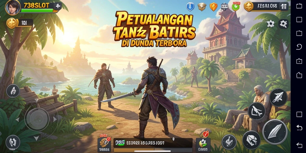 Gameplay seru dan interaktif dalam dunia terbuka yang luas.