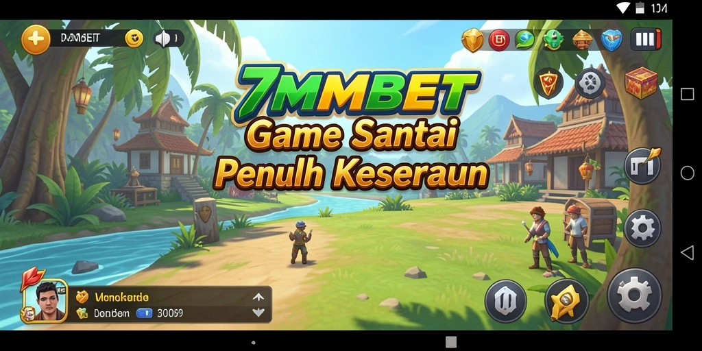 Tampilan gameplay santai 7MMBET yang menghibur.