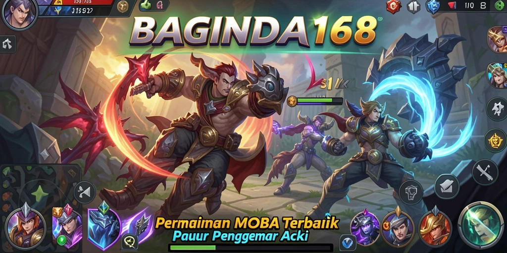 Tampilan seru dari gameplay intens di BAGINDA168.