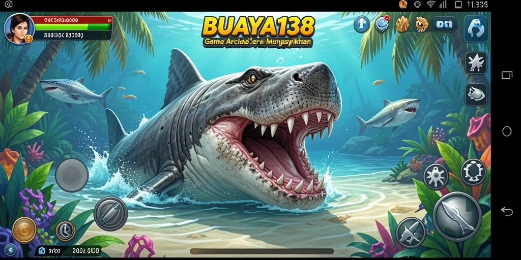 Tampilan menarik dari gameplay seru BUAYA138