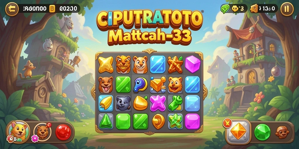 Gameplay seru di CIPUTRATOTO dengan kombinasi colorful.