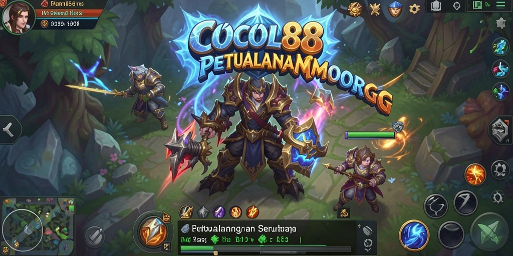 Tampilan gameplay seru dari COCOL88 dalam dunia MMORPG.