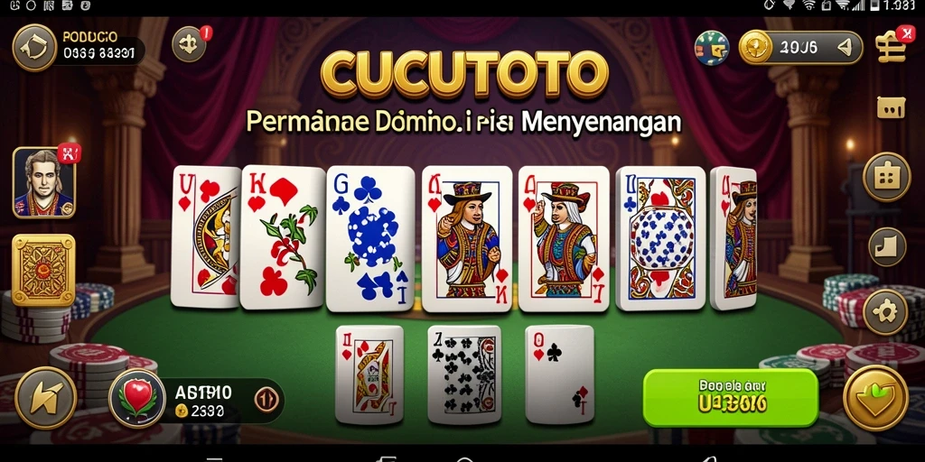 Tampilan gameplay CUCUTOTO yang seru dan interaktif.