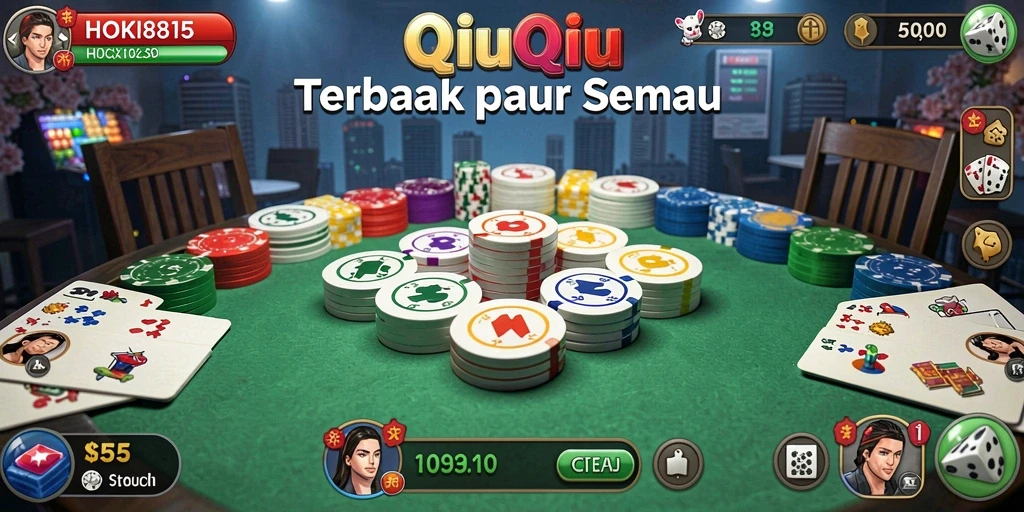 Gameplay QiuQiu yang seru di HOKI8815.