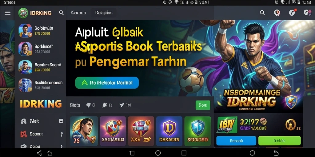 Tampilan gameplay IDRKING yang menarik dan interaktif dalam taruhan olahraga.