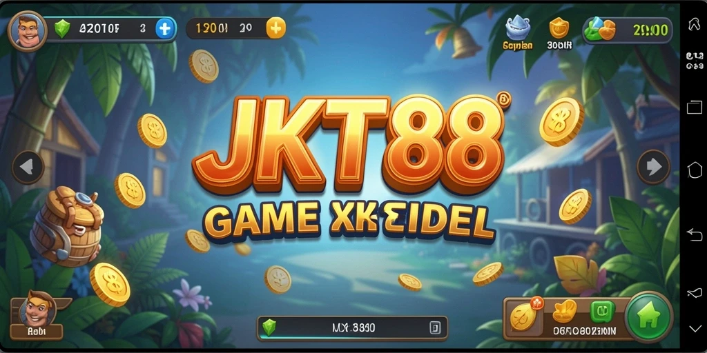 Screenshot gameplay JKT88 menampilkan aksi seru dalam mengelola usaha Idle.