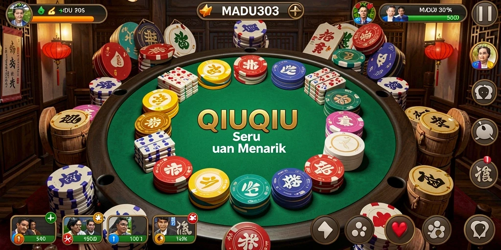 Screenshot MADU303 menampilkan gameplay QiuQiu yang menarik.