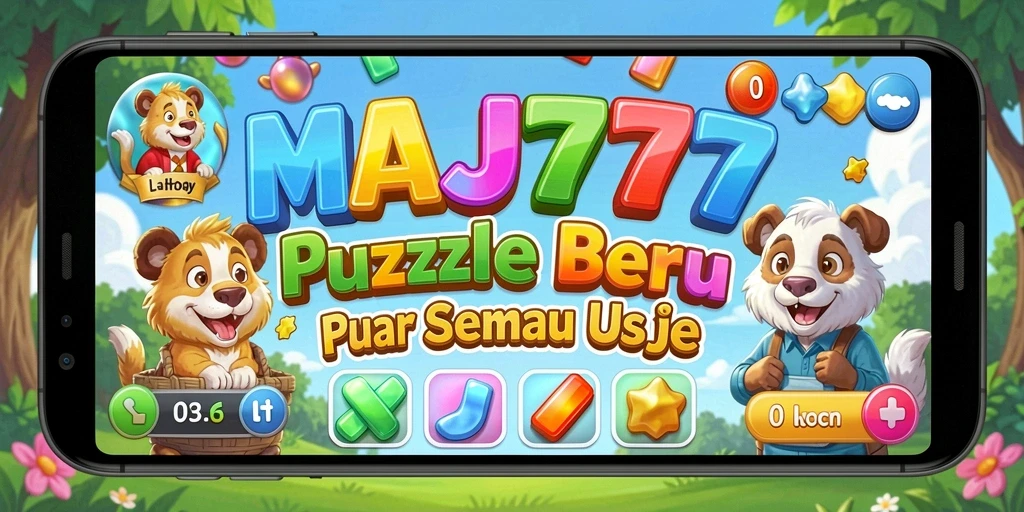 Tampilan screenshot utama MAJ777 menampilkan gameplay Puzzle yang menarik.