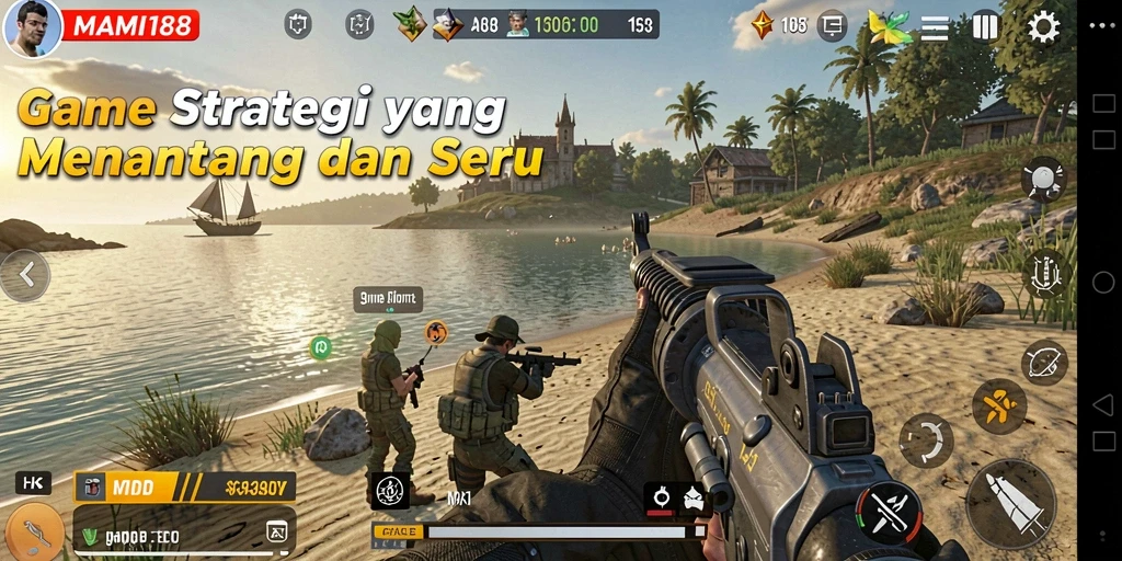 Tampilan gameplay MAMI188 dengan berbagai strategi yang menantang.
