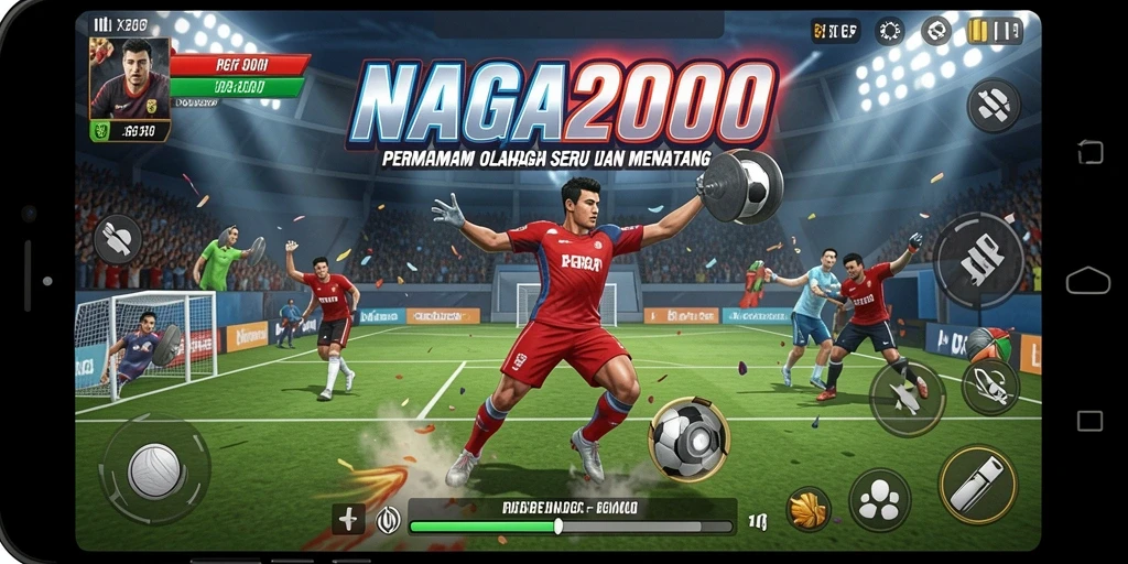 Tampilan gameplay seru NAGA2000 dengan grafis yang memukau.