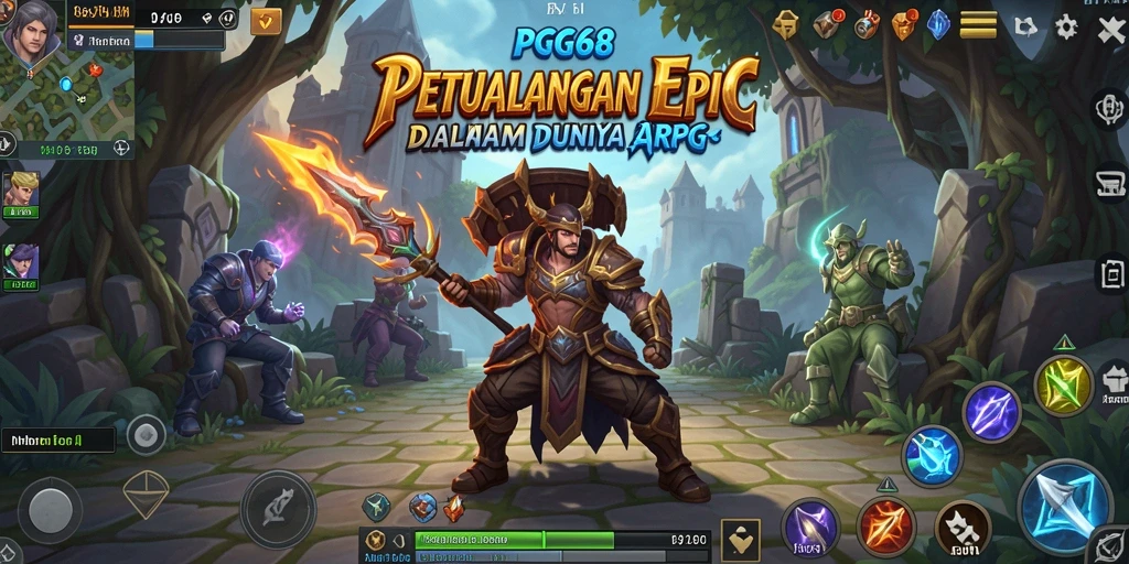 Tampilan gameplay ARPG yang memukau dalam PGG68 dengan aksi seru.