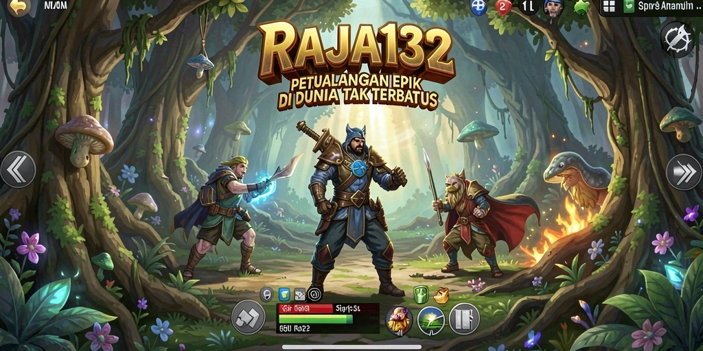 Tangkapan layar utama RAJA132 menampilkan gameplay petualangan yang seru dan mendebarkan.