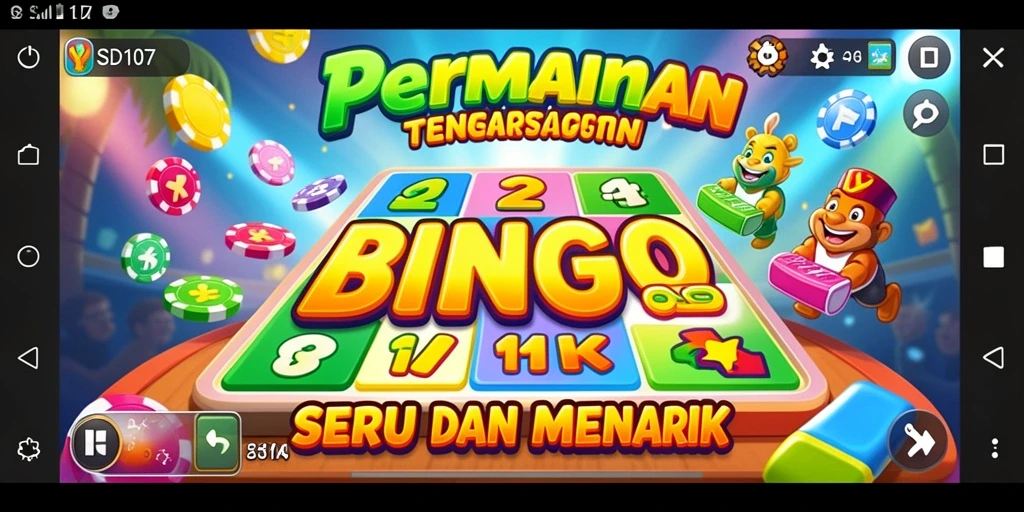Tampilan menarik gameplay Bingo dalam SD107.
