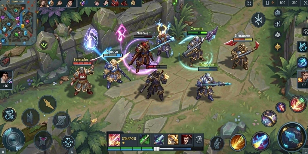 Tampilan gameplay seru SEDAPTOGEL dengan karakter beraksi.