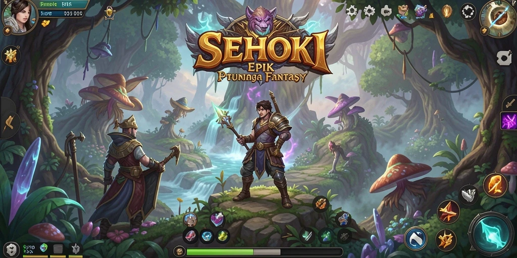 Tampilan menakjubkan dari gameplay ARPG SEHOKI yang mendebarkan.