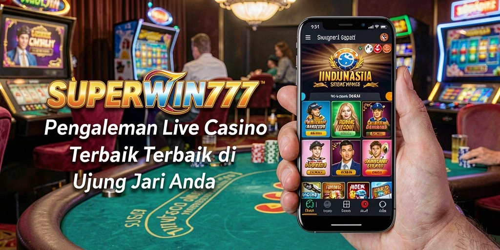 Tangkapan layar gameplay Live Casino SUPERWIN777 yang menakjubkan.