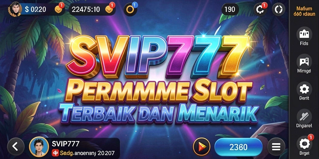 Tampilan gameplay Slot yang seru dan menantang di SVIP777.
