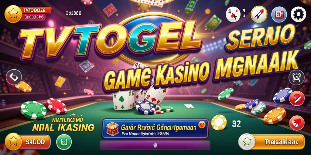 Tampilan gameplay menarik dari TVTOGEL di kasino virtual.