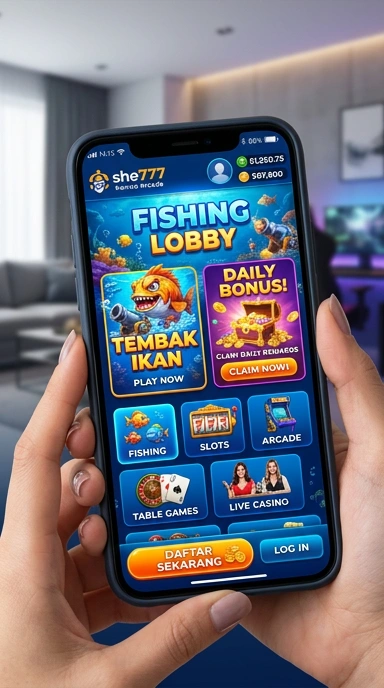 Screenshot dari halaman aplikasi populer di she777.